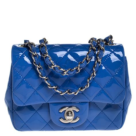 chanel blue bag mini|Chanel mini flap bag 2022.